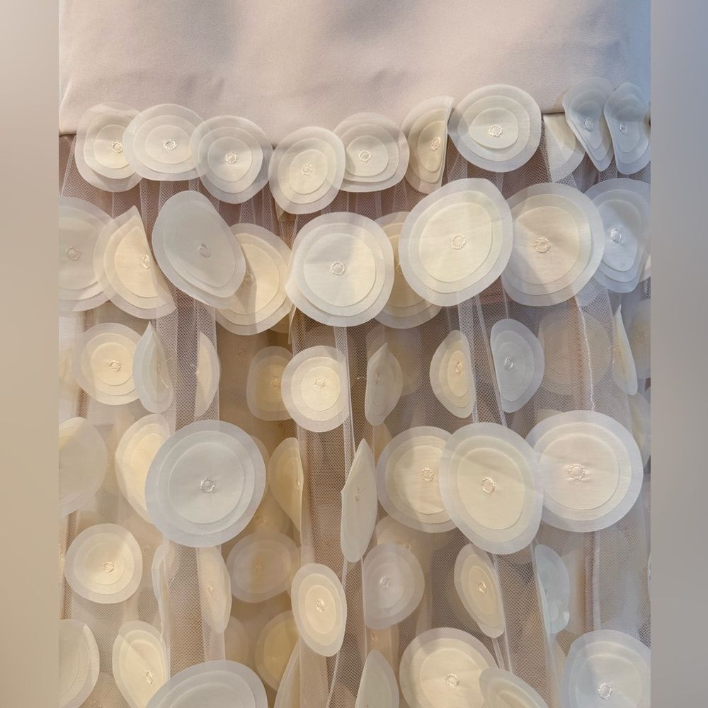 NWOT BRONX AND BANCO HARPER STRAIGHT DRESS in Cream Strapless Wedding Gown - Picture 11 of 16